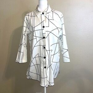 Caroline Rose Button Down Blouse